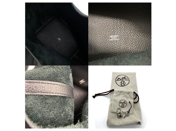 Hermès Bolso Hermes Picotin Lock MM Negro - vista 5