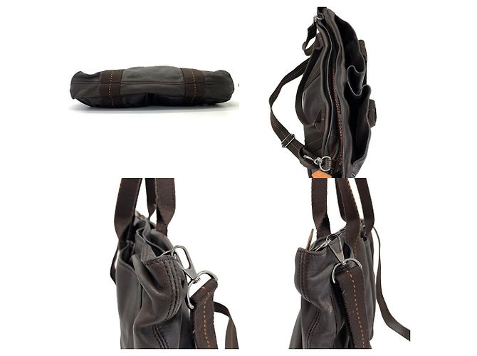 Hermès Sac à épaule horizontal Hermes Caravan Marron - vue 5