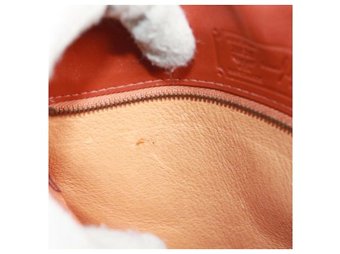 Bolso de mano MCM Visetos de cuero marrón Castaño - vista 13