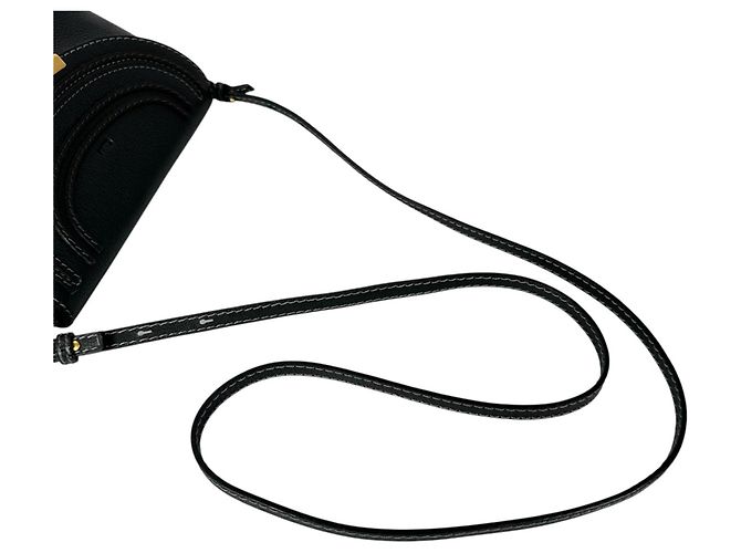 Chloé Stitch Mini Shoulder Bag Black - view 10