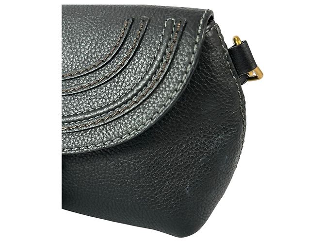 Chloé Stitch Mini Shoulder Bag Black - view 12