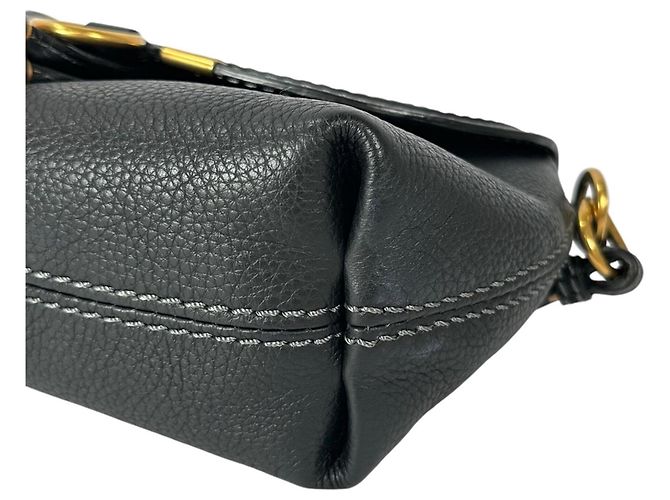 Chloé Stitch Mini Shoulder Bag Black - view 5