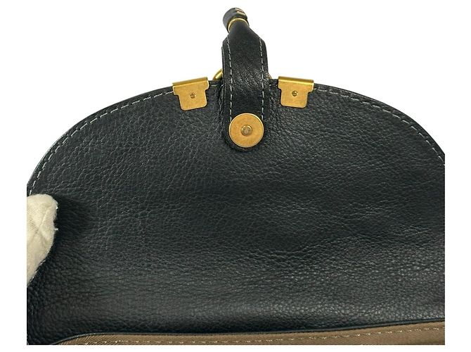 Chloé Stitch Mini Shoulder Bag Black - view 9