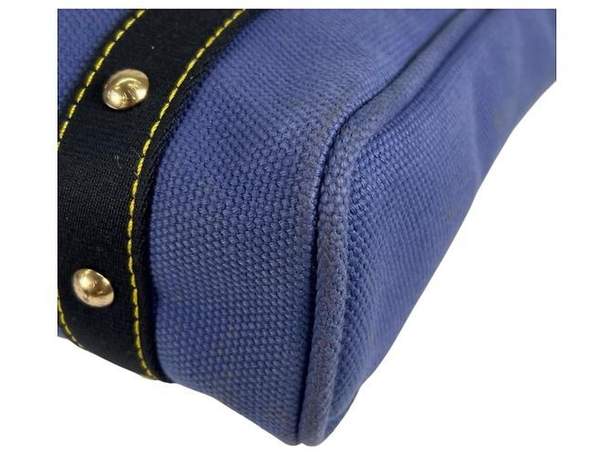 Louis Vuitton Cabas MM Antigua Tote Bag Schwarz Blau - Ansicht 10