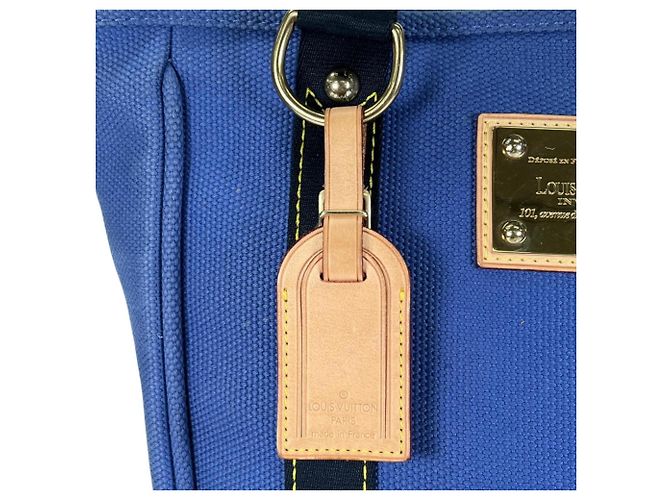 Louis Vuitton Cabas MM Antigua Tote Bag Schwarz Blau - Ansicht 15