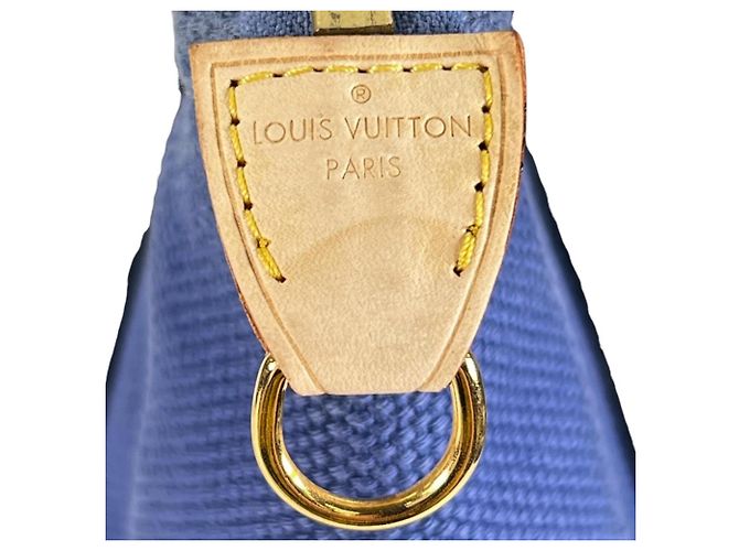 Louis Vuitton Cabas MM Antigua Tote Bag Schwarz Blau - Ansicht 16