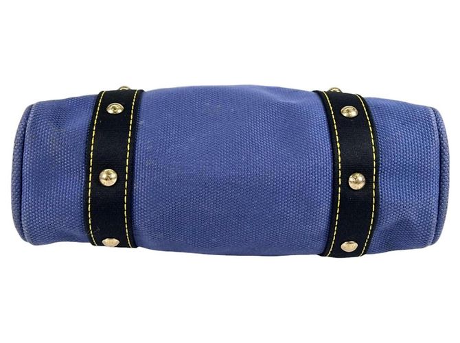 Louis Vuitton Cabas MM Antigua Tote Bag Schwarz Blau - Ansicht 3