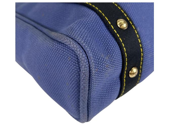Louis Vuitton Cabas MM Antigua Tote Bag Schwarz Blau - Ansicht 7