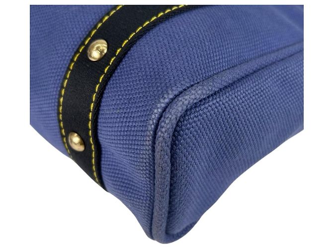 Louis Vuitton Cabas MM Antigua Tote Bag Schwarz Blau - Ansicht 8
