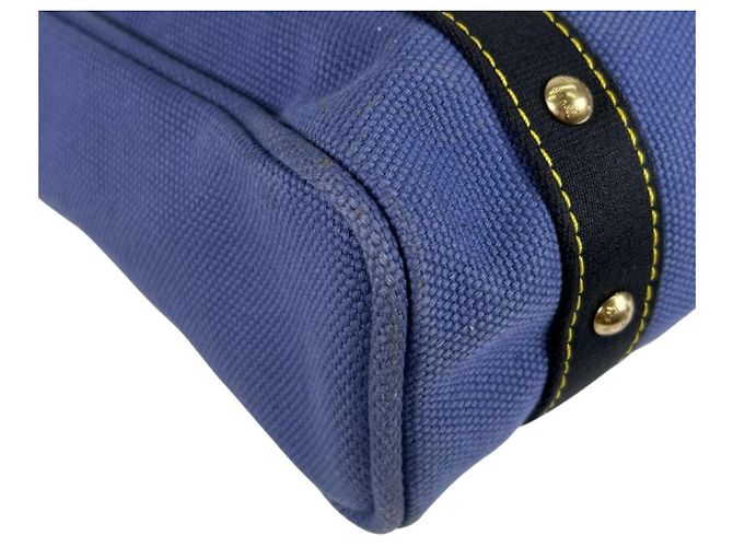 Louis Vuitton Cabas MM Antigua Tote Bag Schwarz Blau - Ansicht 9