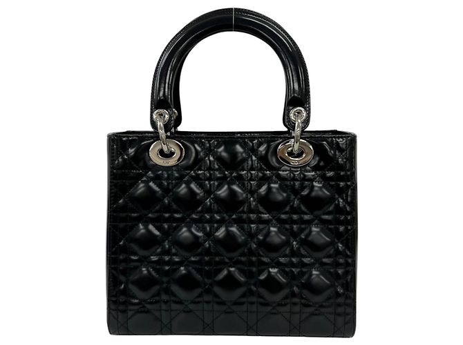 Bolso Christian Dior Lady Cannage Negro - vista 2
