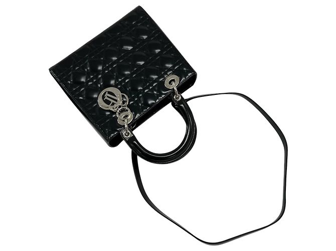 Bolso Christian Dior Lady Cannage Negro - vista 5