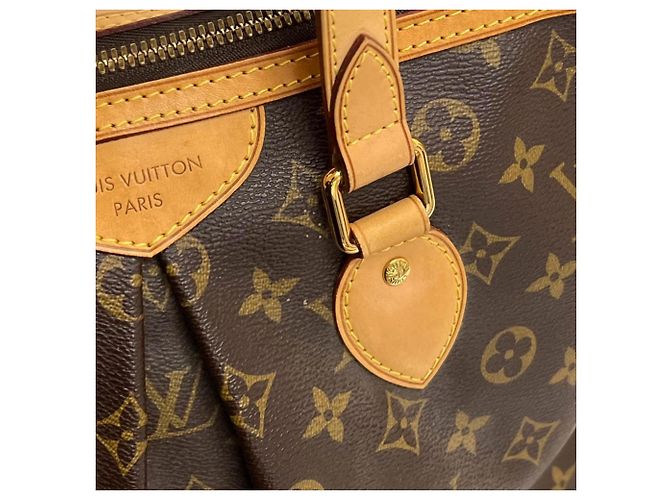 Louis Vuitton Palermo PM Handtasche Braun - Ansicht 18
