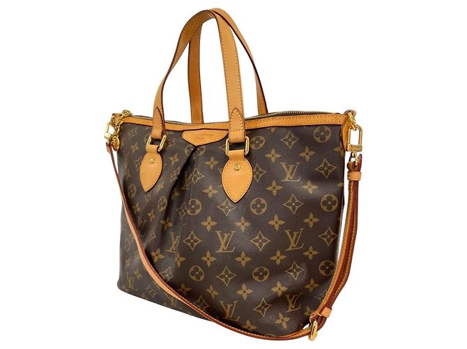 Louis Vuitton Palermo PM Handtasche Braun - Ansicht 4