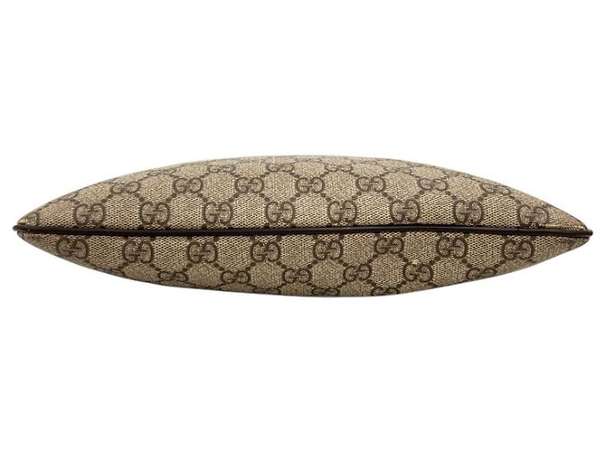 Gucci GG Supreme Flache Messenger Tasche Braun - Ansicht 3