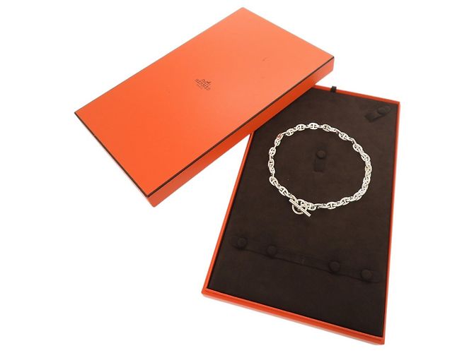 Hermès Collier Hermes Chaine d'Ancre PM Silver Argenté - vue 2