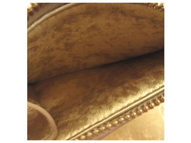 Bottega Veneta Bi-fold Leather Wallet Golden - view 4