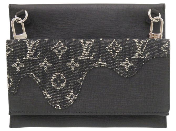 Sac à épaule Louis Vuitton x NIGO Drip Trio Noir - vue 2