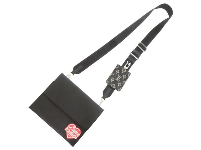 Sac à épaule Louis Vuitton x NIGO Drip Trio Noir - vue 7