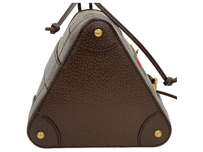 Bolsa de Ombro GUCCI Ophidia Marrom - vista 3