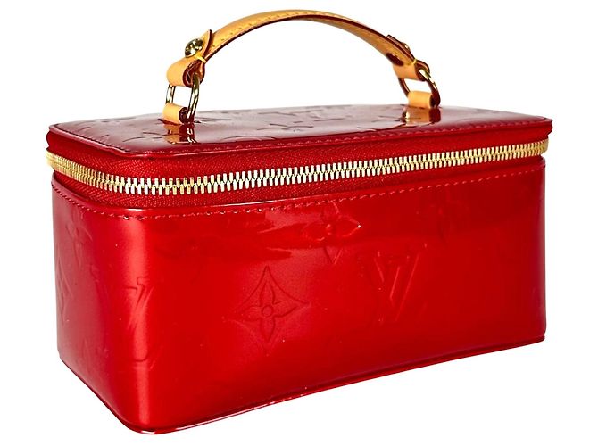 Bolsa Louis Vuitton Monogram Vernis em Pomme d'Amour Vermelho - vista 2