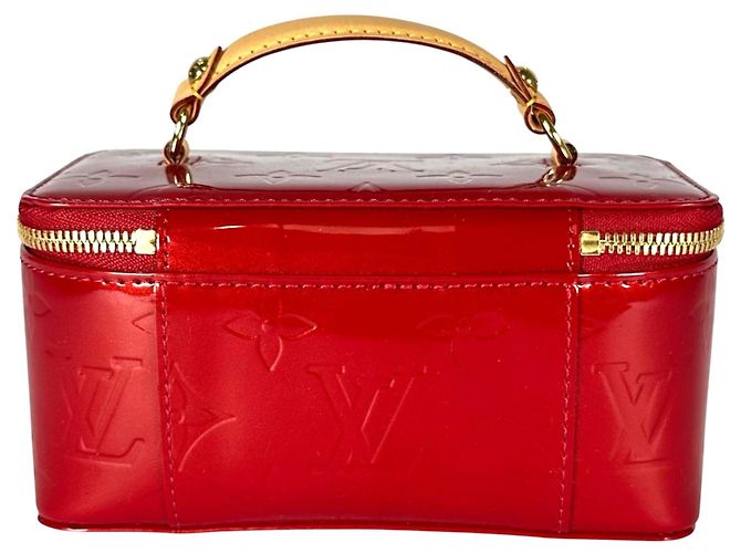Bolsa Louis Vuitton Monogram Vernis em Pomme d'Amour Vermelho - vista 3