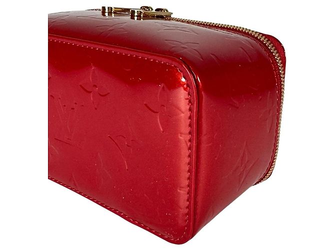 Bolsa Louis Vuitton Monogram Vernis em Pomme d'Amour Vermelho - vista 5