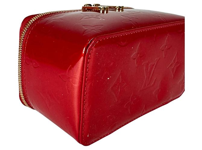 Bolsa Louis Vuitton Monogram Vernis em Pomme d'Amour Vermelho - vista 6