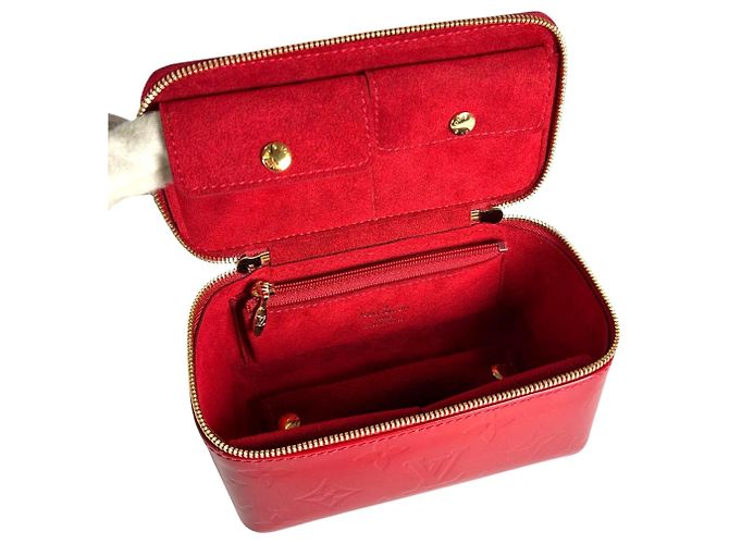 Bolsa Louis Vuitton Monogram Vernis em Pomme d'Amour Vermelho - vista 8