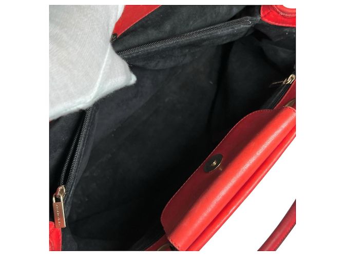 Borsa a mano Bottega Veneta in pelle rossa Rosso - vista 13