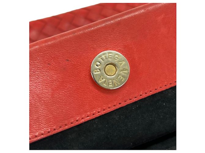 Borsa a mano Bottega Veneta in pelle rossa Rosso - vista 16