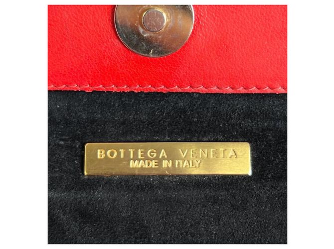 Borsa a mano Bottega Veneta in pelle rossa Rosso - vista 18