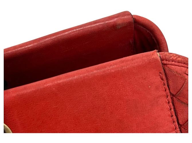 Borsa a mano Bottega Veneta in pelle rossa Rosso - vista 23