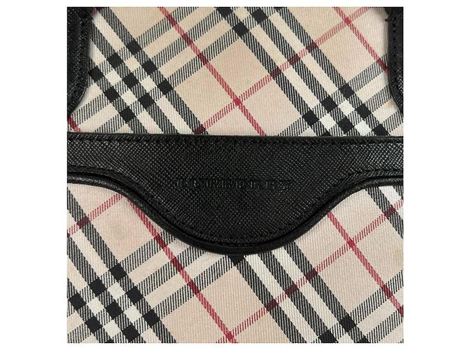Bolsa Burberry Nova Check Preto Bege - vista 18