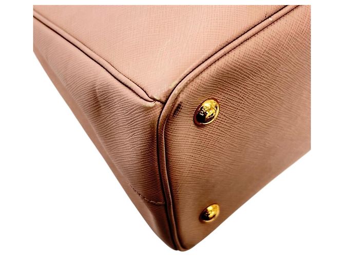 Bolso Prada Galleria Saffiano Lux Beige - vista 10