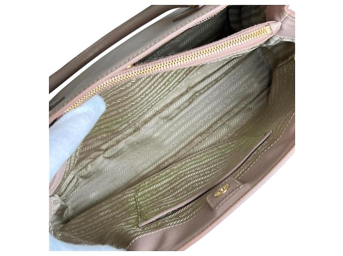 Bolso Prada Galleria Saffiano Lux Beige - vista 12