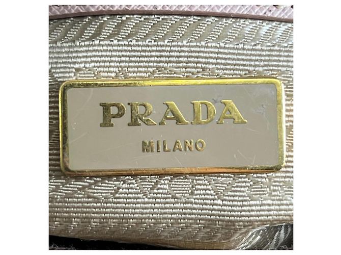 Bolso Prada Galleria Saffiano Lux Beige - vista 19