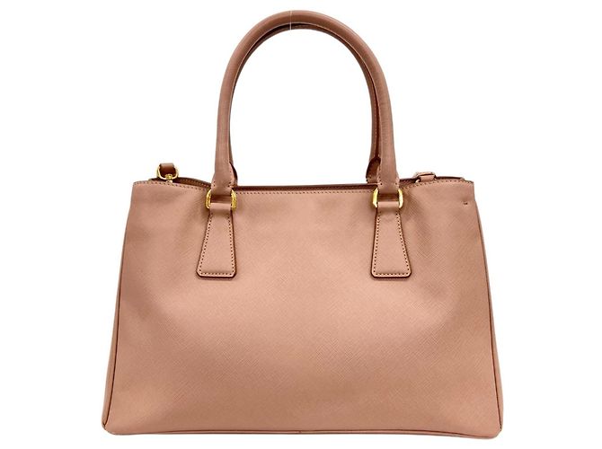 Bolso Prada Galleria Saffiano Lux Beige - vista 2