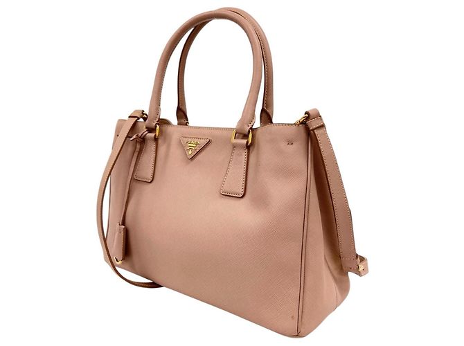 Bolso Prada Galleria Saffiano Lux Beige - vista 4