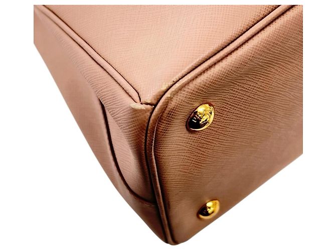 Bolso Prada Galleria Saffiano Lux Beige - vista 8