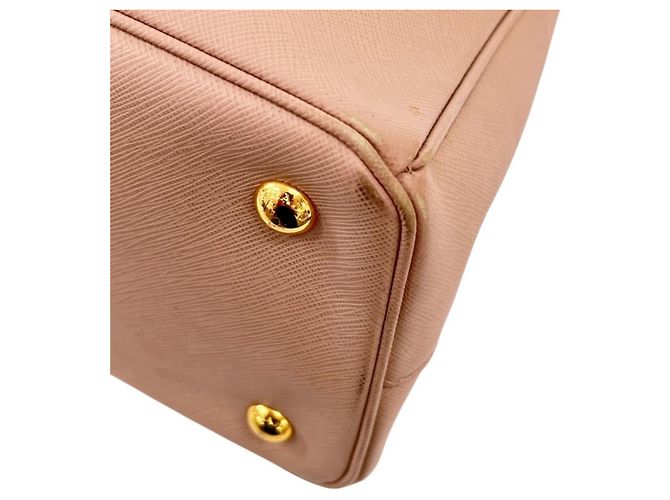 Bolso Prada Galleria Saffiano Lux Beige - vista 9