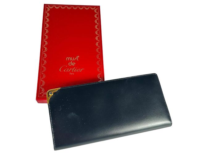 Portafoglio lungo Cartier Sapphire Line Nero - vista 2