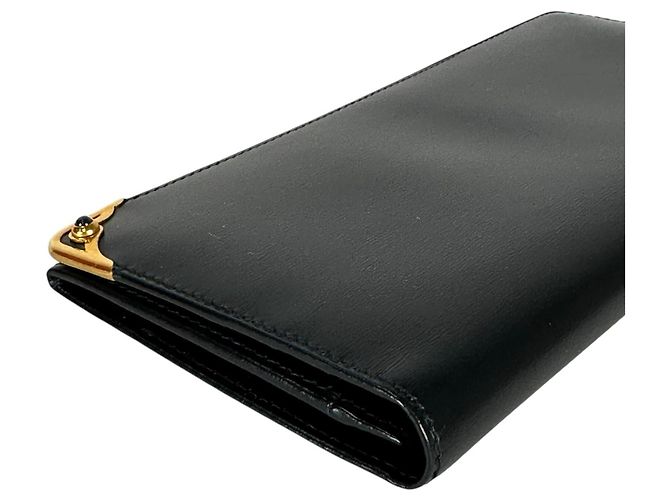 Portafoglio lungo Cartier Sapphire Line Nero - vista 7
