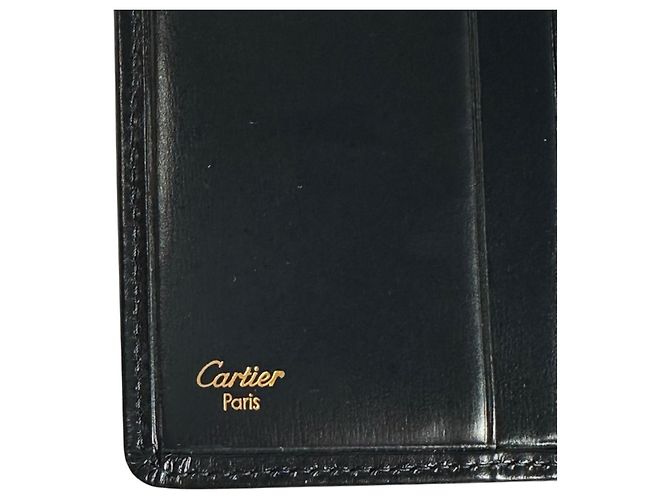 Portafoglio lungo Cartier Sapphire Line Nero - vista 9
