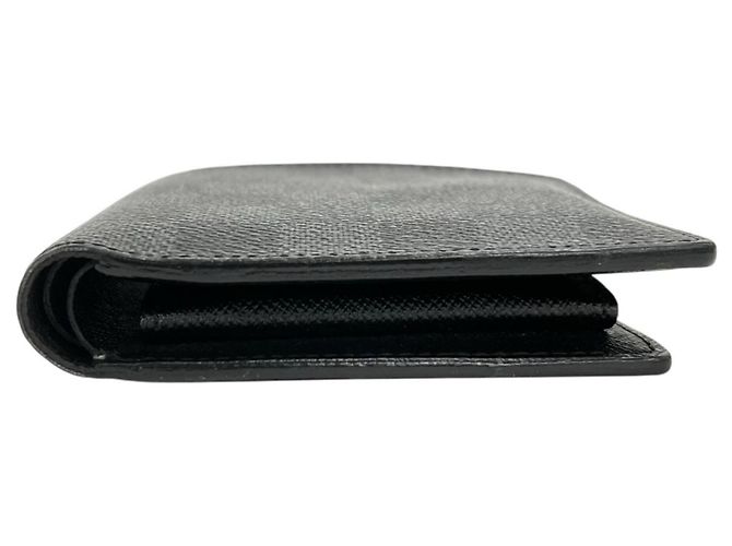 Louis Vuitton Damier Graphite Bi-Fold Wallet Black Dark grey - view 4