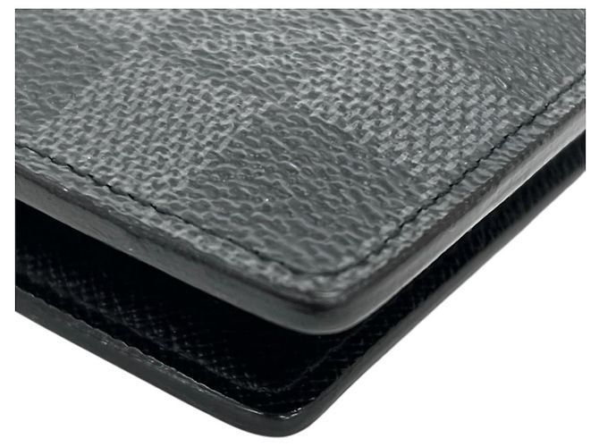 Louis Vuitton Damier Graphite Bi-Fold Wallet Black Dark grey - view 5
