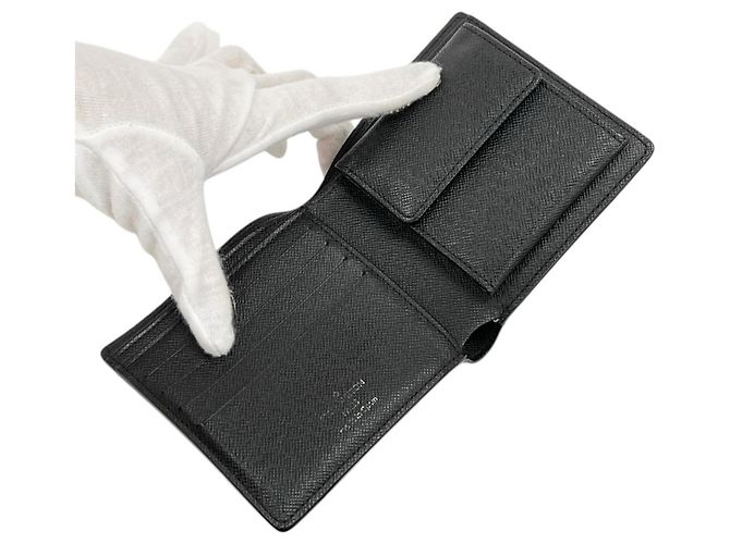 Louis Vuitton Damier Graphite Bi-Fold Wallet Black Dark grey - view 6