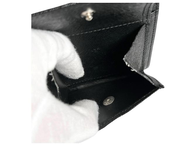 Louis Vuitton Damier Graphite Bi-Fold Wallet Black Dark grey - view 7