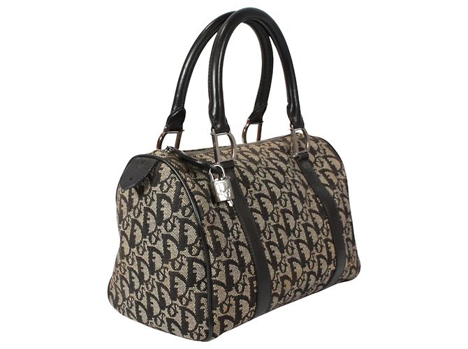 Bolsa Mini Boston Christian Dior Preto - vista 2