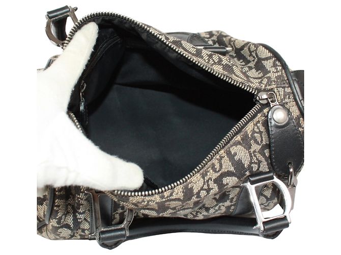 Bolsa Mini Boston Christian Dior Preto - vista 7
